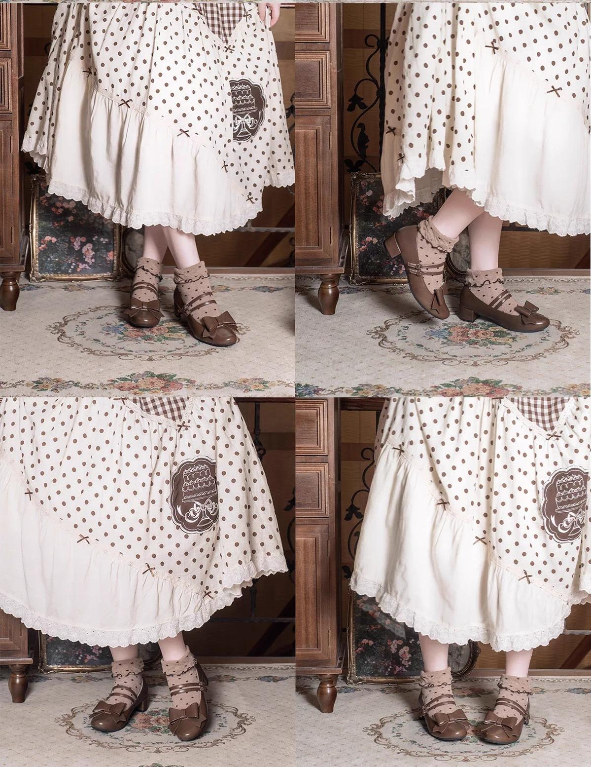 Apple Candy - Pointed Toe Lolita Shoes - Low Block Heel - image 20