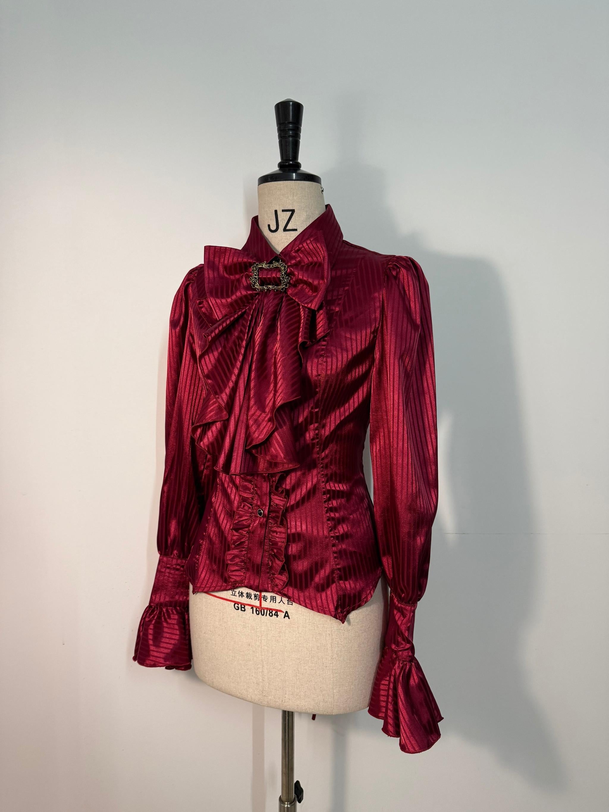 Moonstone Elegant Ouji Shirt with Detachable Jabot - image 14