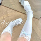 Bow Lace Knee and Ankle Lolita Socks Collection - image 10