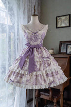 Grape Moon Almanac - Adjustable-Length Sweet Lolita JSK Dress - image 4