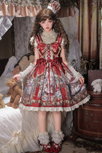 Mystery Bunny Classic Lolita JSK Dress Set - image 8