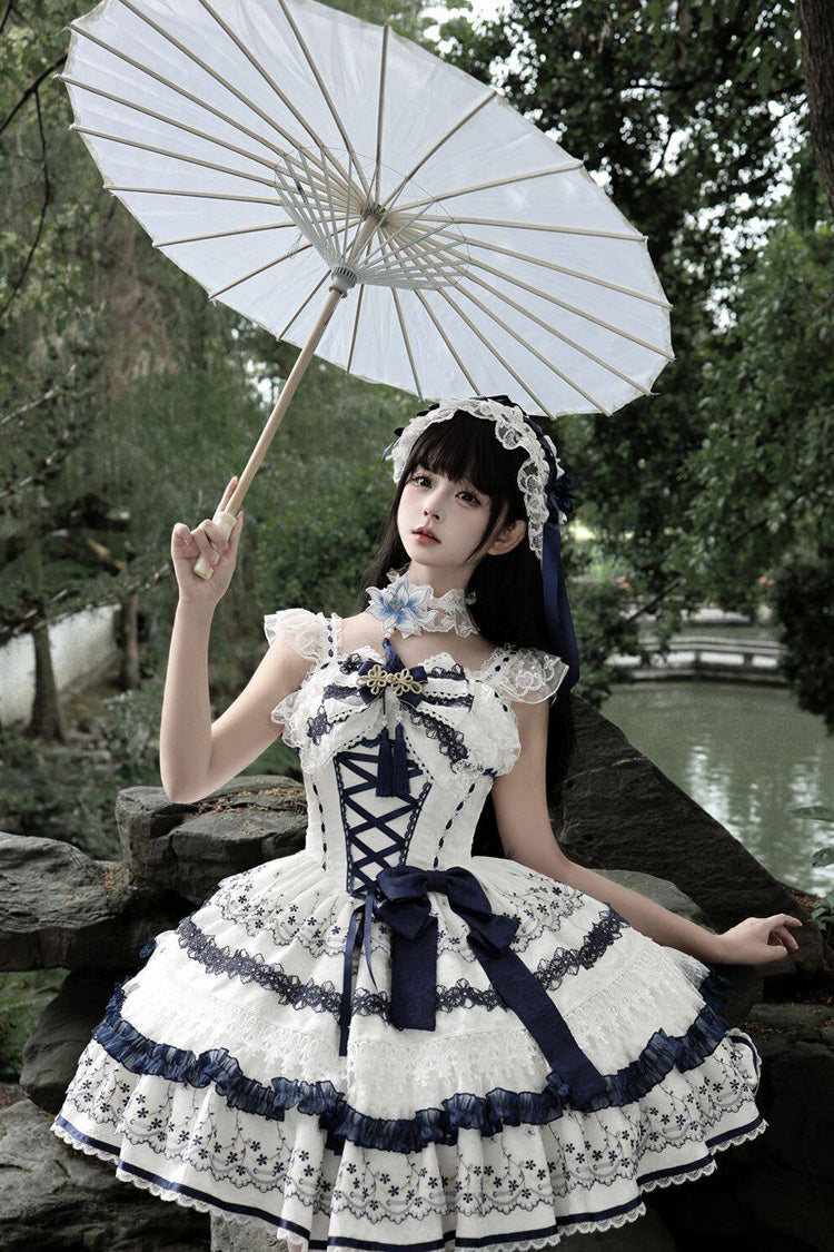 Mandarin Duck Rhapsody Oriental Sweet Lolita JSK Dress - image 7
