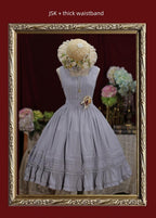 Nocturne Reminiscence - Elegant Lolita JSK Dress Multi-Wear Apron Dress Set - image 29