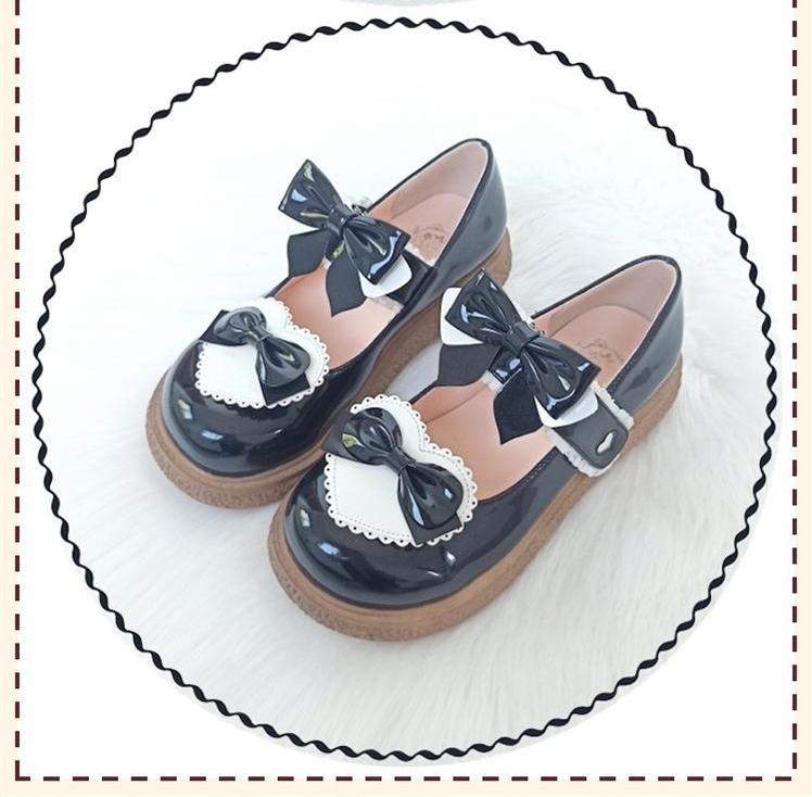 Cute Milkmaid Round Toe Multicolor Lolita Shoes - image 35