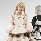 Sweet Lolita Blouse Doll Collar Shirt with Bubble Sleeves - image 4