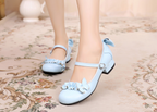 Stand Still and Don't Fly - Daily Sweet Lolita Round Toe Handmade Shoes - image 2