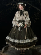 Dragon Bone Cemetery - Gothic Lolita Long Sleeve Blouse - image 21
