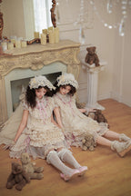 Lily's Dream - Apricot Sweet Lolita Dress, Short and Long Versions - image 12