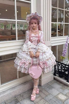 Candlelight Elegance - Sweet Elegant Lolita OP Dress in Purple - image 4