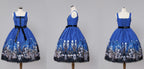 Dragon Bone Lily - Vintage Gothic Lolita Dragon & Skeleton Print JSK Dress and Accessories - image 8