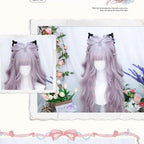 Poi Balls - Sweet Lolita Wig Long Curly Purple Wigs - image 7