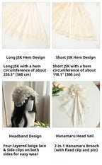 Confession Poem - Classic Lolita Corset JSK Set, Lace & Bows - image 9