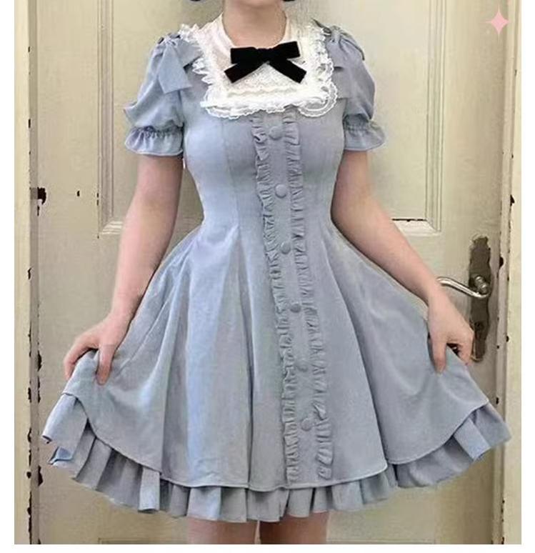 Plus Size Lolita OP Dress Summer Dress - image 26