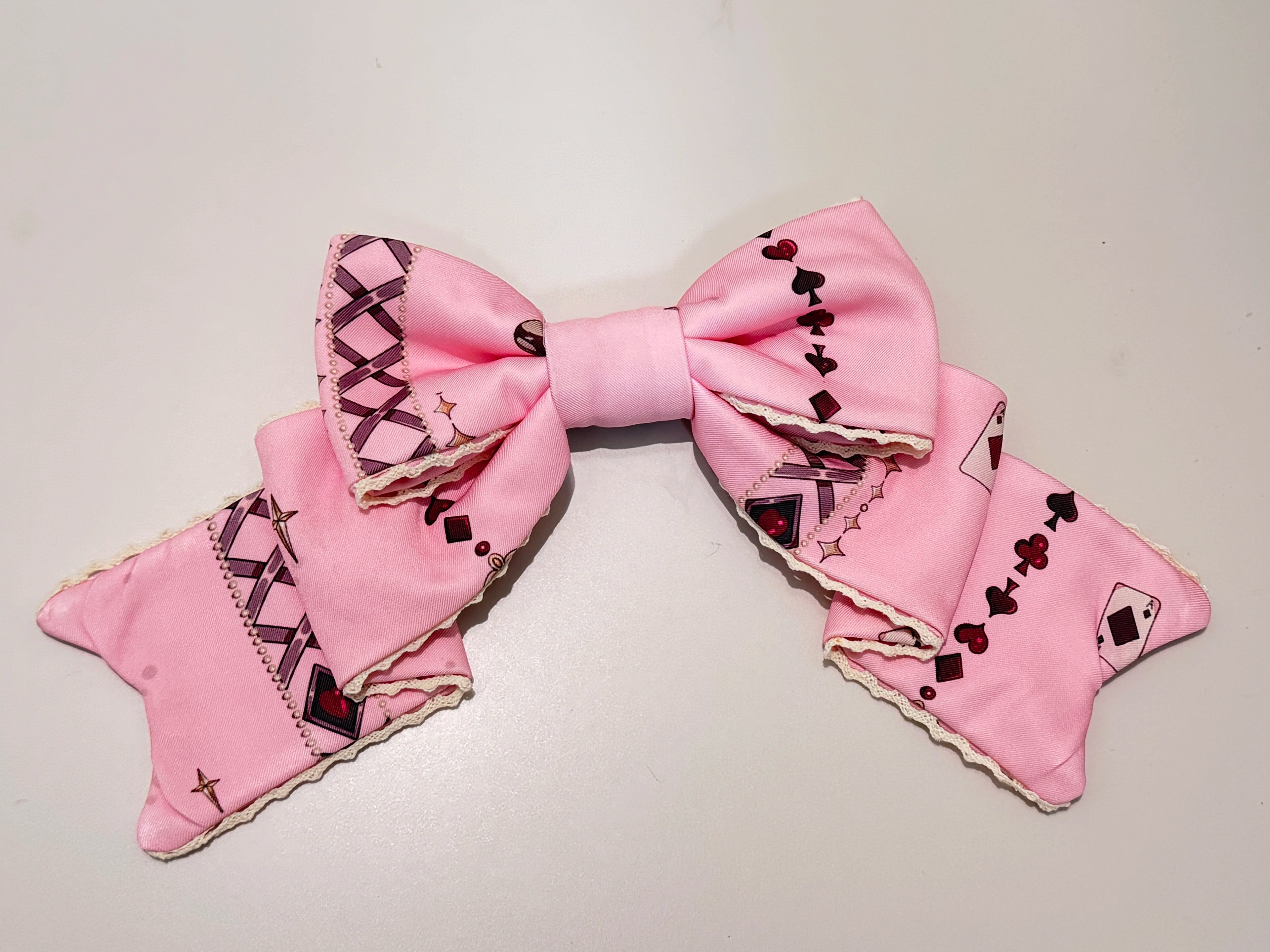 Illusion Meow Duke Pink Cat Print Sweet Lolita OP and JSK Dress and Accessories - image 11