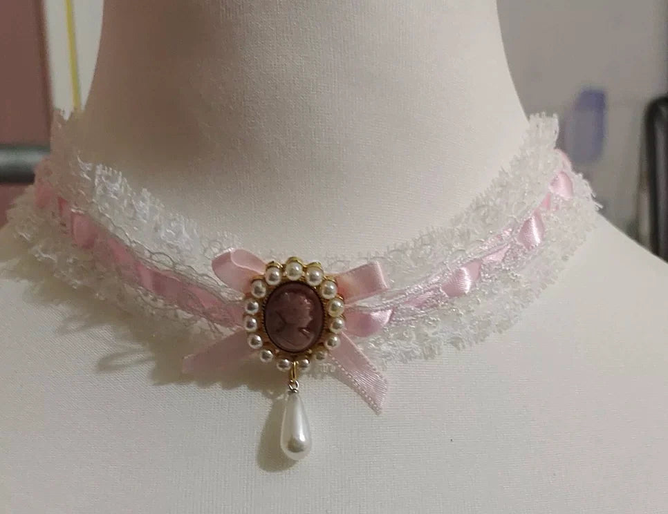 Illusion Meow Duke Pink Cat Print Sweet Lolita OP and JSK Dress and Accessories - image 12