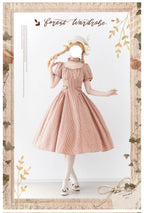 Chantilly Forest - Classic Lolita OP Dress With Square Neck & Underskirt - image 7