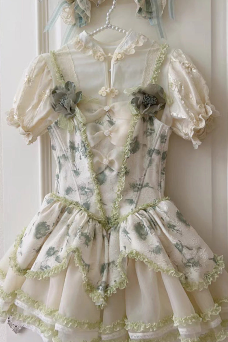 Jasmine Rain - Sweet Polka Dot Lace Lolita JSK Dress - image 12