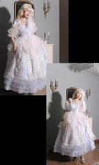 Endless Summer - Bridal Wedding Lolita JSK Open-Back Dress - image 46