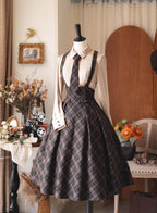 Forest Dew - Elegant Lolita Slim-Fit Shirt with Detachable Jabot - image 5