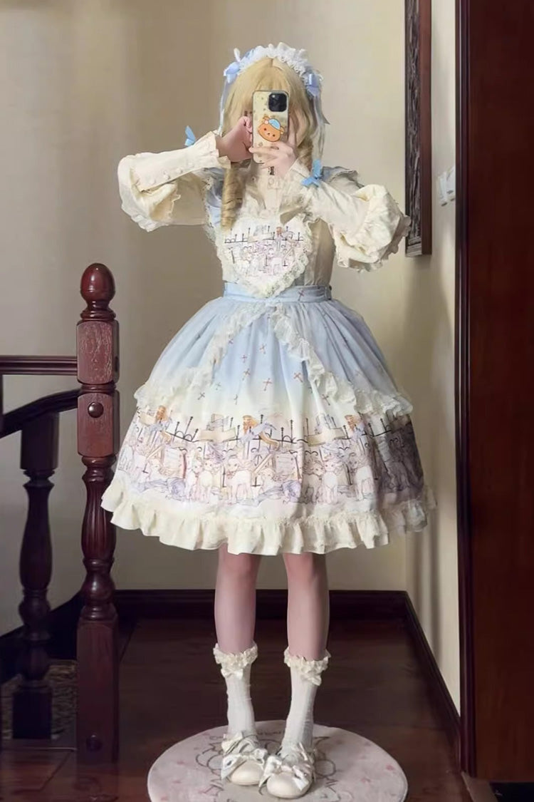 Angel Lamb - Sweet Lolita Skirt in 3 Colors - image 5