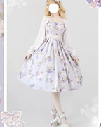 Forest Holiday - Elegant Lolita Foral Print JSK Dress Multicolors - image 9