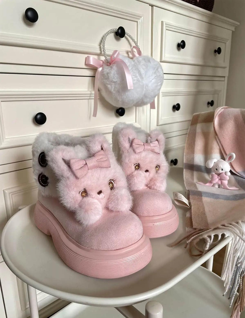 Fluffy Zoo - Sweet Lolita Snow Boots - image 2