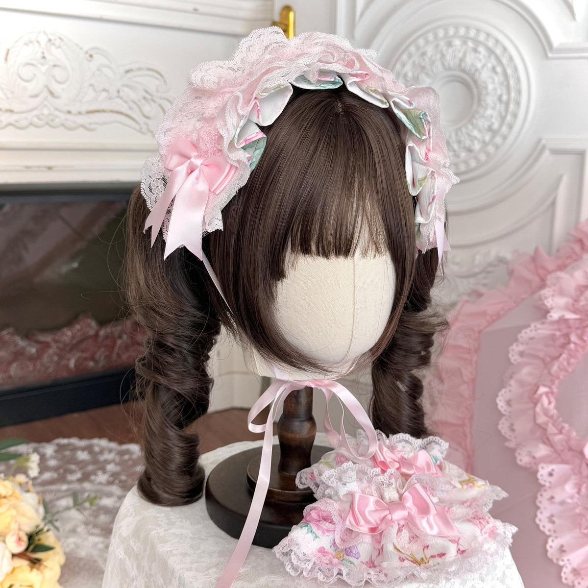 Spring 2025 Old School Lolita Floral JSK and OP Dress Series and Accessories - image 28