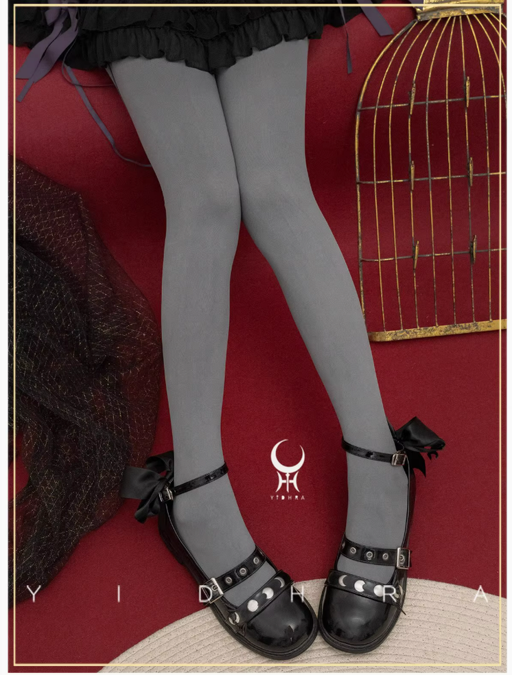 120D Daily Lolita Velvet Spring Leggings, Solid Color - image 18