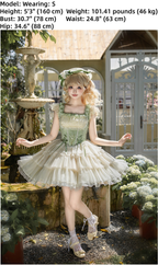 Lily of the Valley Whisper - Embroidered Classic Lolita Corset JSK Dress - image 18