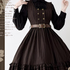 Little Manor - Classical Lolita JSK Dress & Long Sleeve Blouse - image 7