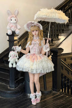 Pink Pearl Ballet Sweet Lolita JSK Dress - image 9