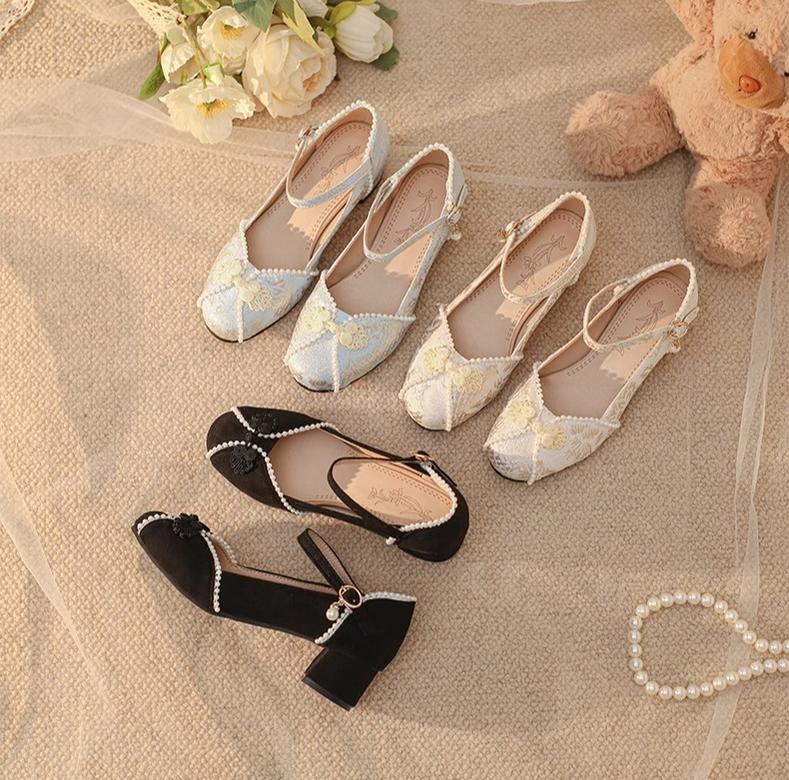 Huaiyu Yana Han Lolita Chunky Heel Shoes - image 1