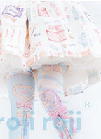 Fairy Kei Sweet Lolita Print Stockings - image 8