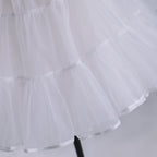 Noloria - Medium-High Volume Lolita White Puffy Petticoat, 17.7" (45 CM) - image 18
