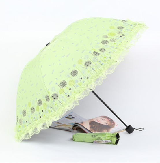 Princess Lolita Sunshade Parasol, Lace Ruffles - image 12