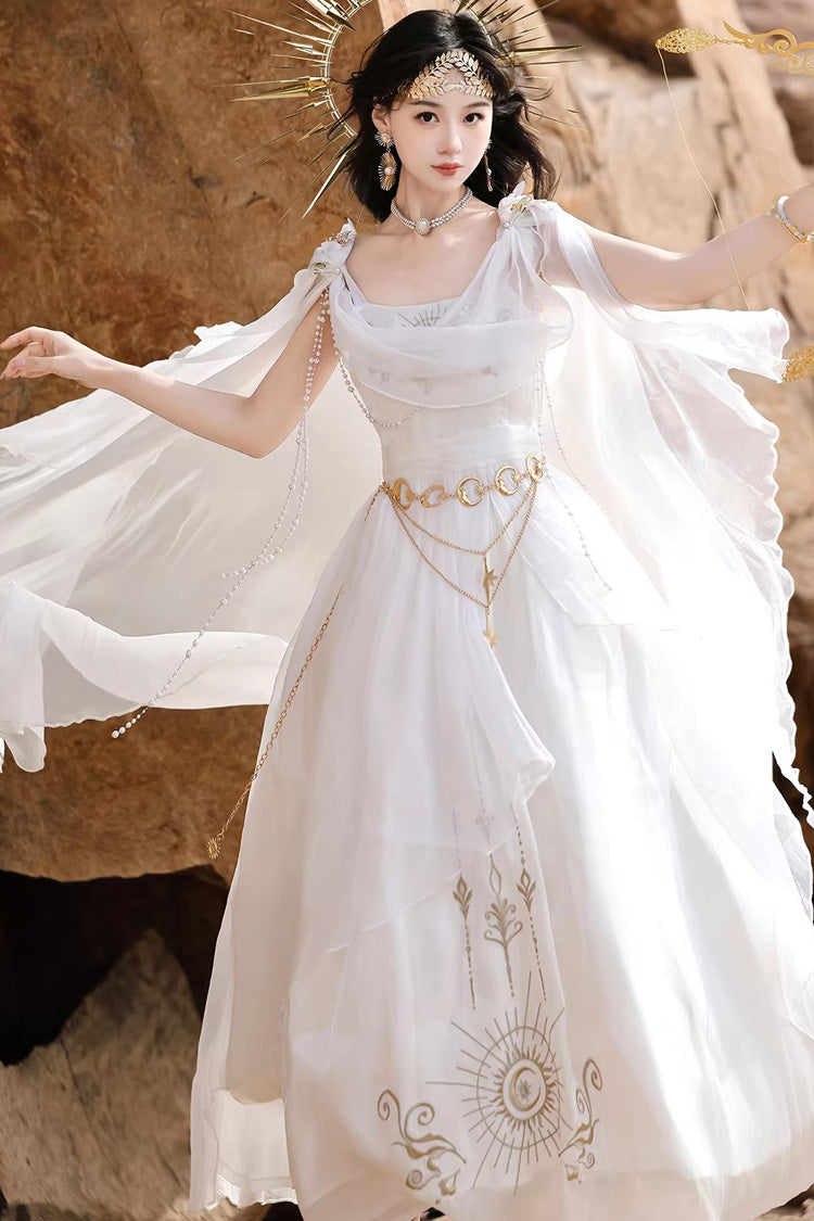 Aurelia of the Holy Light - Sweet Lolita Dress Set & Shawl - image 6