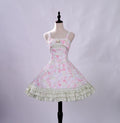 Rose Spring Romance - Cotton Old School Lolita JSK Dress, Floral Print - image 1