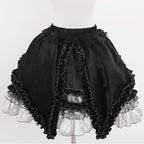 Metallic Angel Black Gothic Lolita Top and Ruffled Skirt Set - image 20