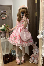 Little Rose Lolita OP & Separate Overdress - image 2