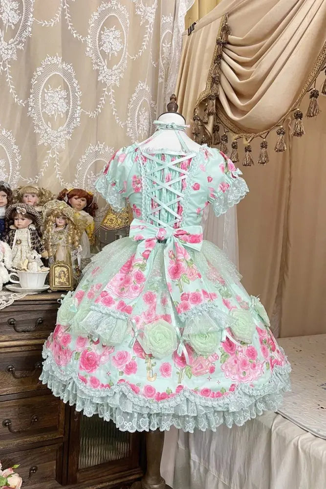 Little Rose Lolita OP & Separate Overdress - image 7