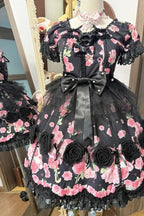 Little Rose Lolita OP & Separate Overdress - image 9