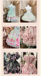 Little Rose Lolita OP & Separate Overdress - image 12