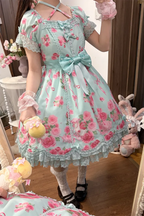 Little Rose Lolita OP & Separate Overdress - image 16