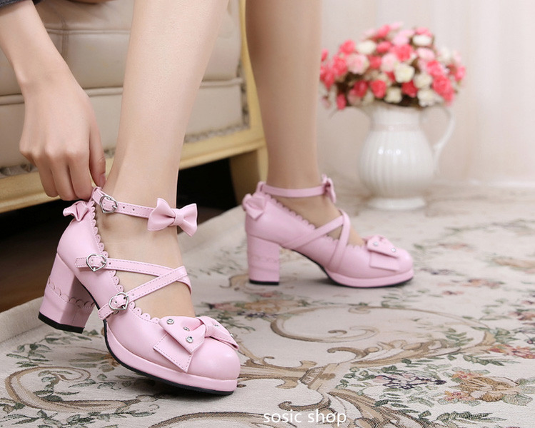 Sweet Lolita High Heel Handmade Shoes - image 42