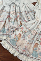 The Princess's Magical Diary - Sweet Lolita OP Dress in Light Blue - image 5