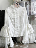 Sweet Lolita Blouse Princess Sleeve Shirt Inner Wear - image 17