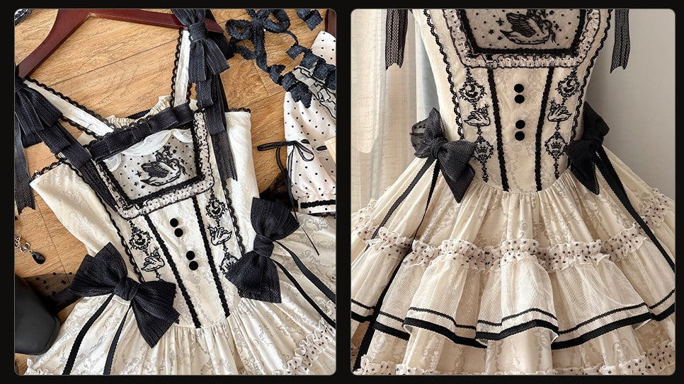 Unnamed Swan Classic Lolita JSK Dress Set - image 6