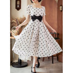 Afternoon Forest Polka-Dot Lolita Dress with Tulip Sleeves - image 8
