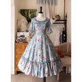 Early Summer Berry Picture Book Lolita OP Dress with Hair Clip - image 1