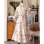 Early Summer Berry Picture Book Lolita OP Dress with Hair Clip - image 5